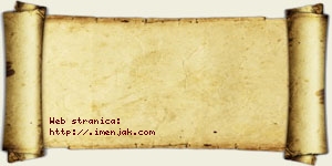 Andrija Binjić vizit kartica